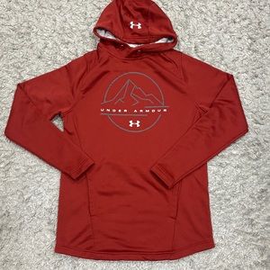 Women Under Armor Red Hoodie ( Small)